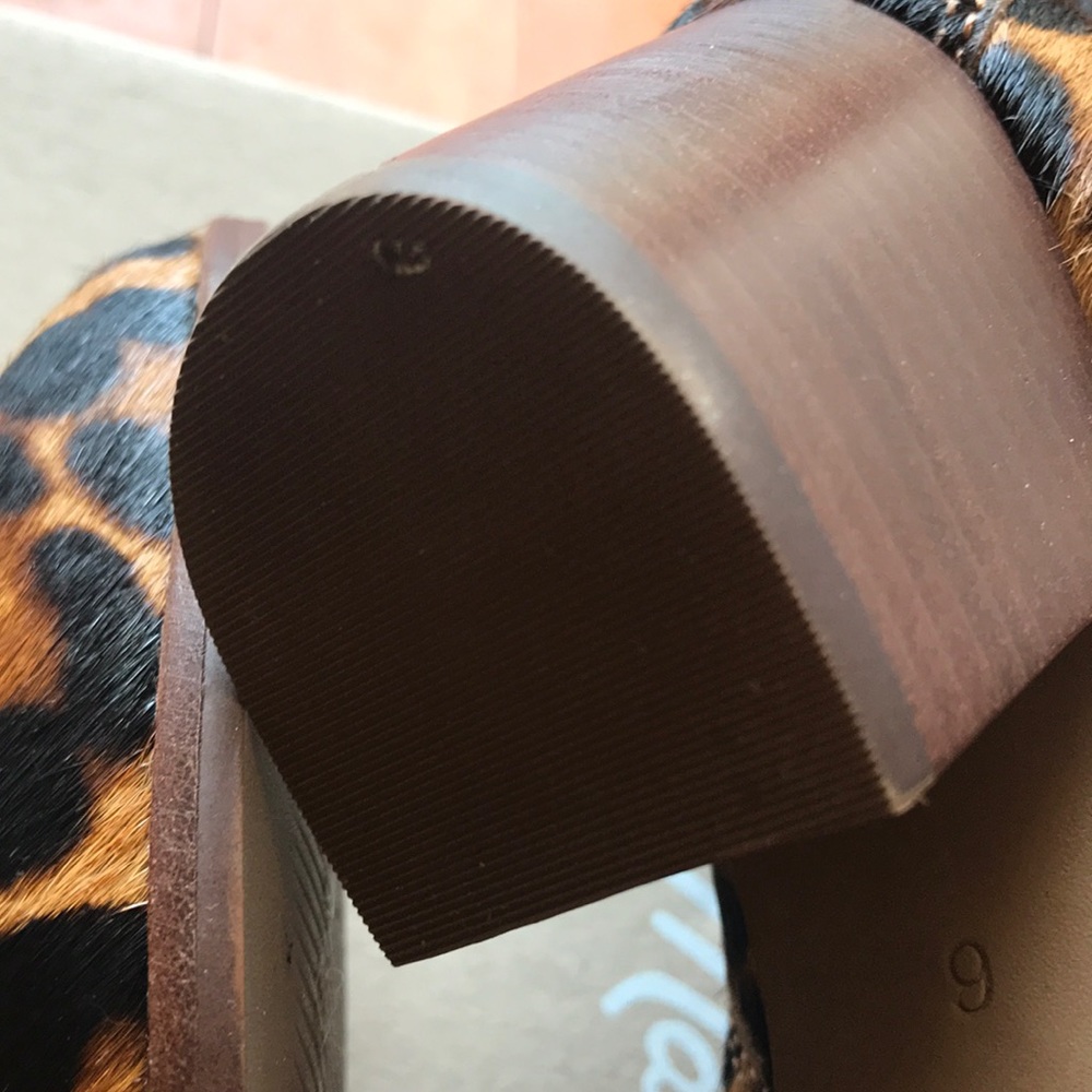 Madewell the Reagan boot in leopard calf hair sz 6 - Picture 5 of 6